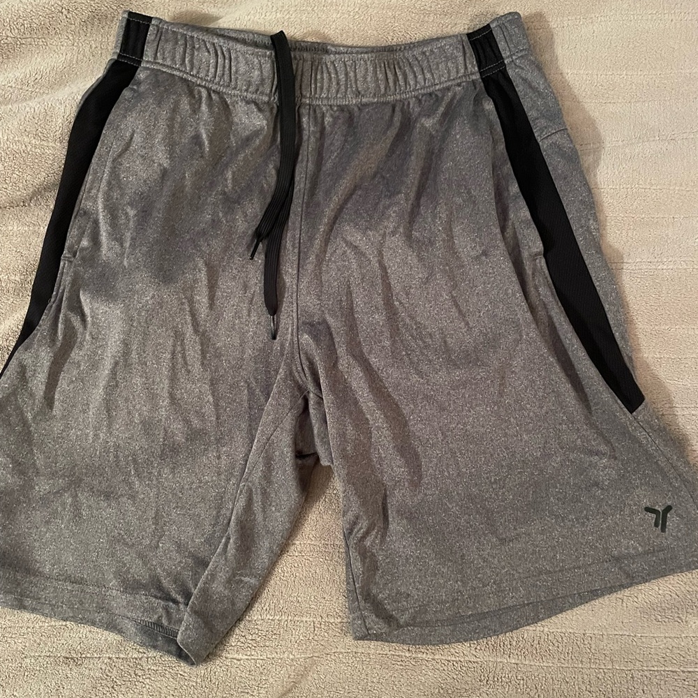 Old Navy Gray and Black Athletic Shorts